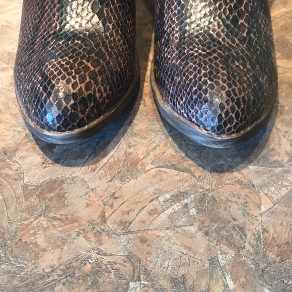 Corky’s snakeskin brown booties - Picture 11 of 11